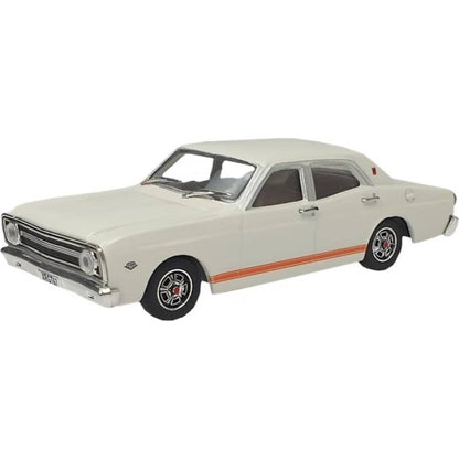DDA Collectibles -  1:43 Scale - Avis White 1967 Ford Falcon XR GT - Diecast Model