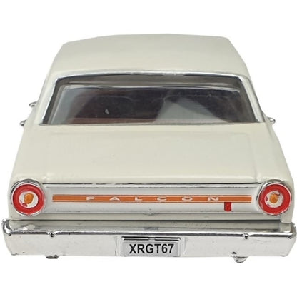 DDA Collectibles -  1:43 Scale - Avis White 1967 Ford Falcon XR GT - Diecast Model