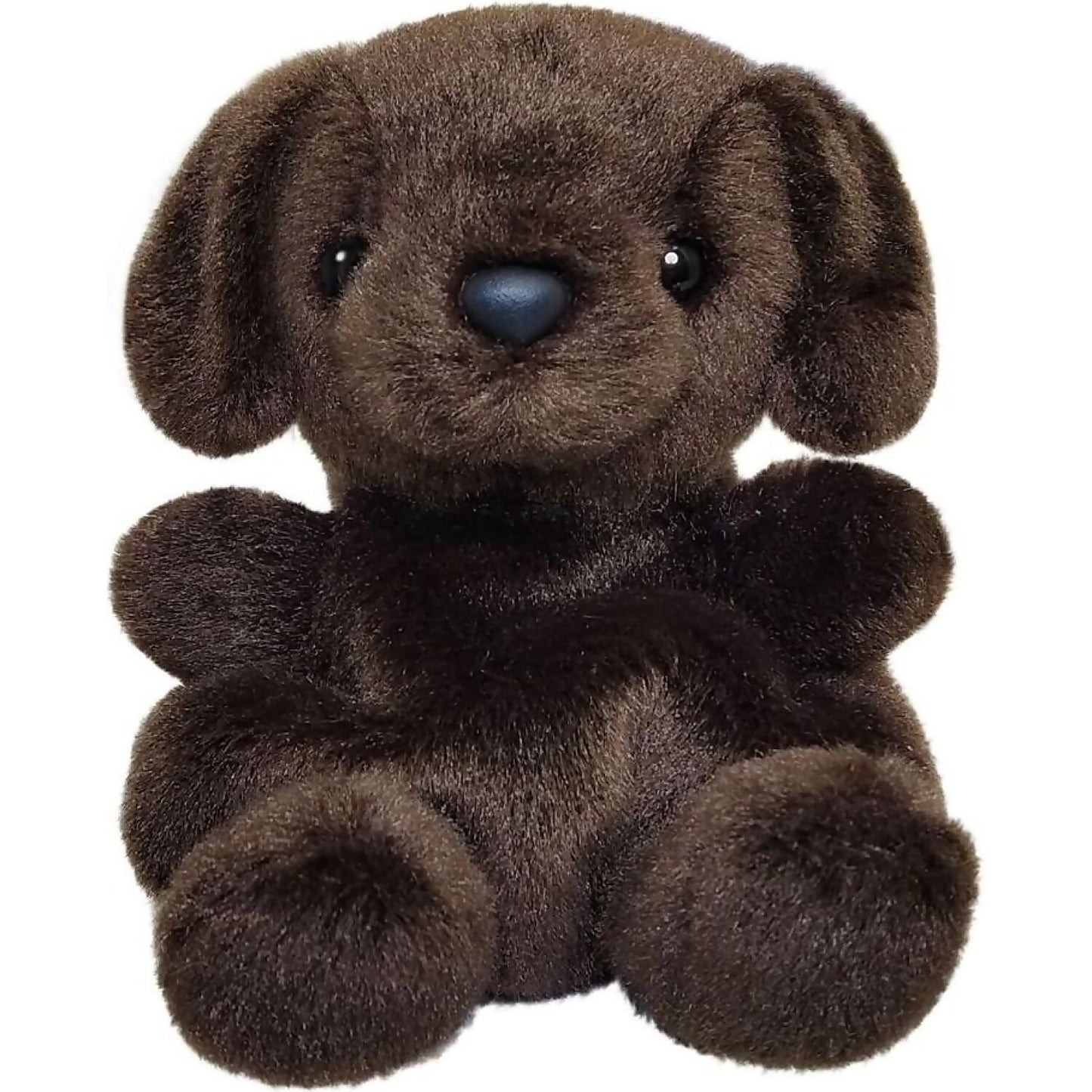 Cotton Candy - Palm Pals 13cm Sienna Choc Labrador Dog Plush