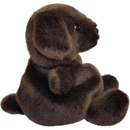 Cotton Candy - Palm Pals 13cm Sienna Choc Labrador Dog Plush