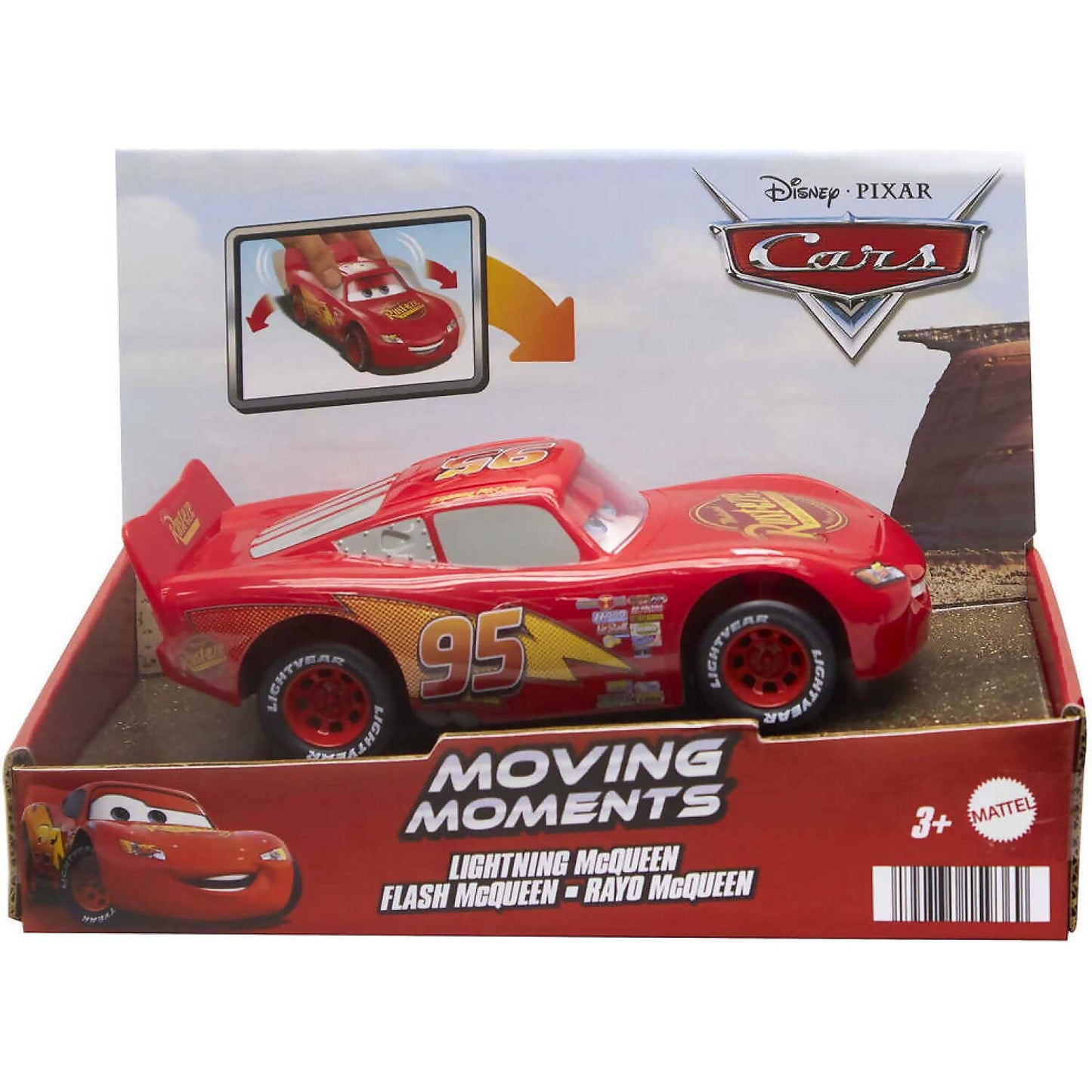 Disney -  Pixar Cars - Moving Moments Lightning Mcqueen