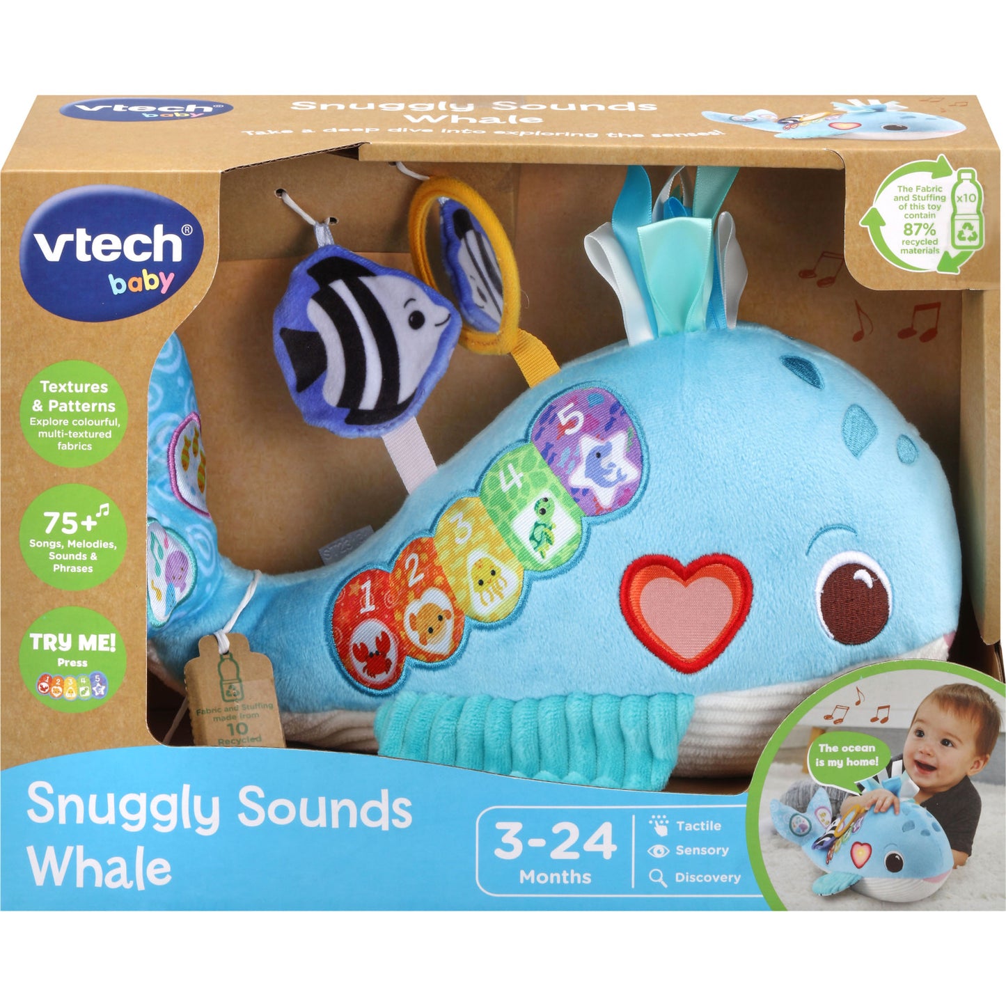 Vtech -  Baby - Snuggly Sounds Whale