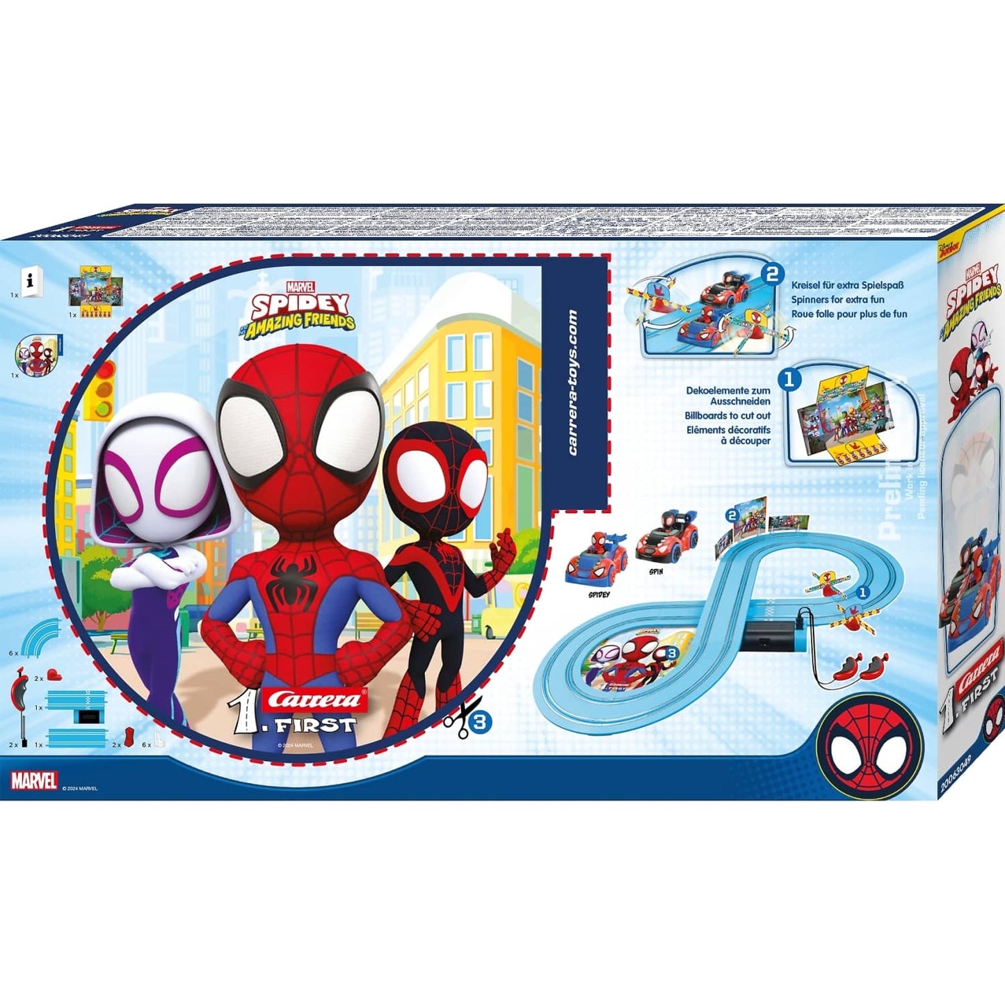 Carrera First - Spidey - Its Spidey Time! - Slot Car Track Set