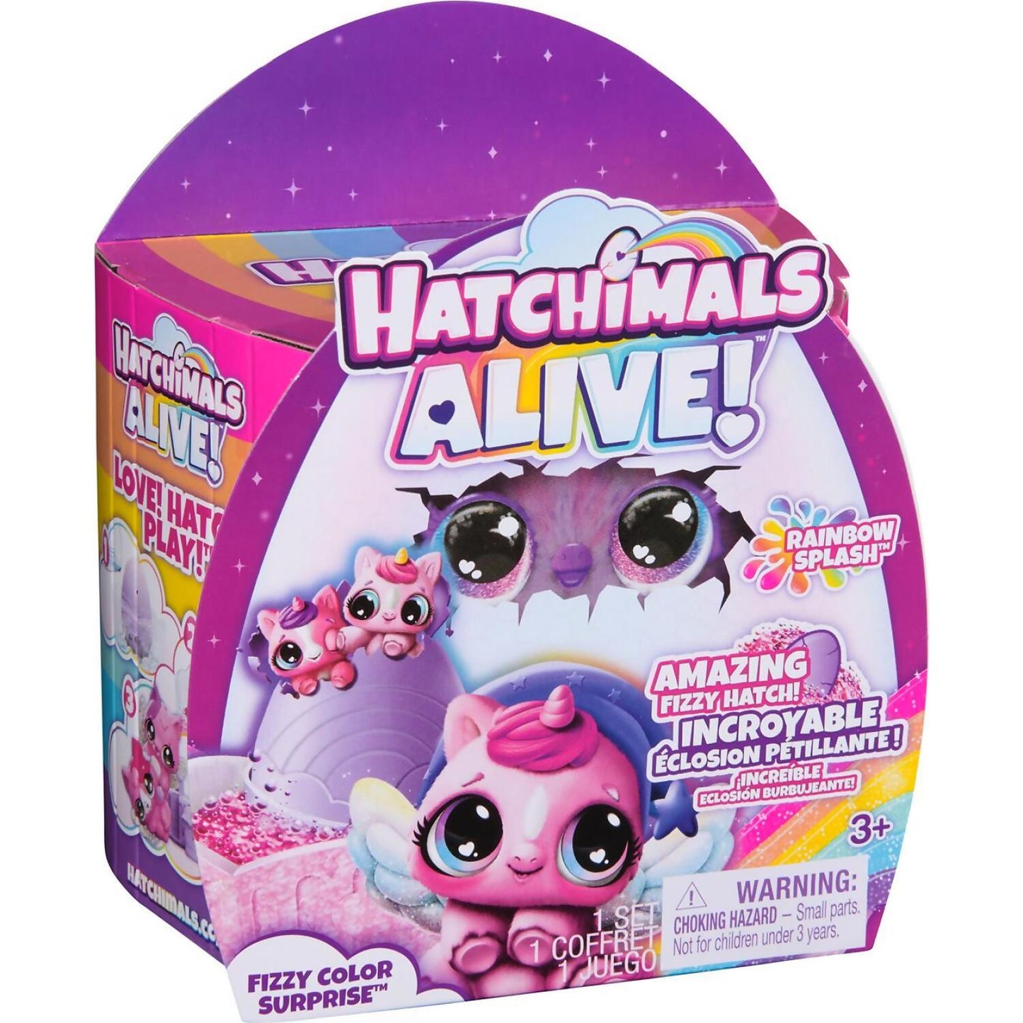 Hatchimals -  Alive! - Rainbow Splash Fizzy Color Surprise