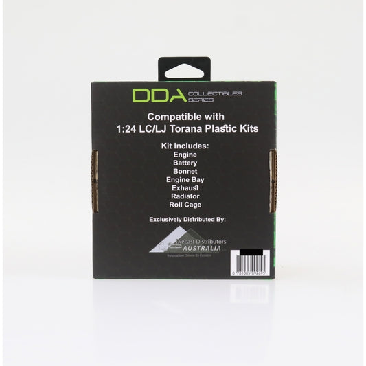 DDA Collectibles -  1:24 Scale - LC & LJ 6 Cylinder Torana Engine with Triple Carbs Plastic Kit - Diecast Model Accessory
