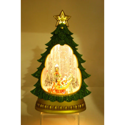 Cotton Candy - Xmas Lantern Sleigh In Christmas Tree 32cm