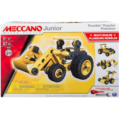 Meccano -  Junior - Build 4-in-1 Truckin' Tractor Model Building Kit