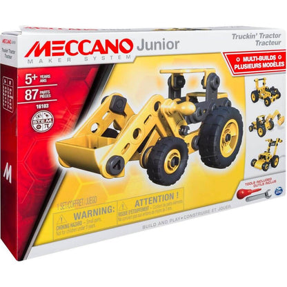 Meccano -  Junior - Build 4-in-1 Truckin' Tractor Model Building Kit