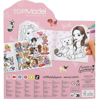 Topmodel - Colouring Book Doggy