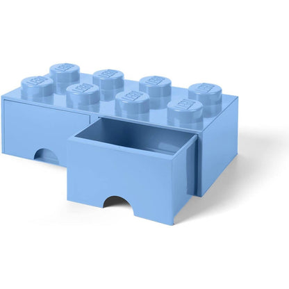 LEGO Storage Brick Drawer 8 Studs Light Blue - Room Copenhagen