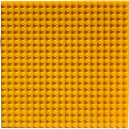 Baseplate - XXSmall 20×20 Stud (16x16cm) Bright Yellow Generic Base Plate