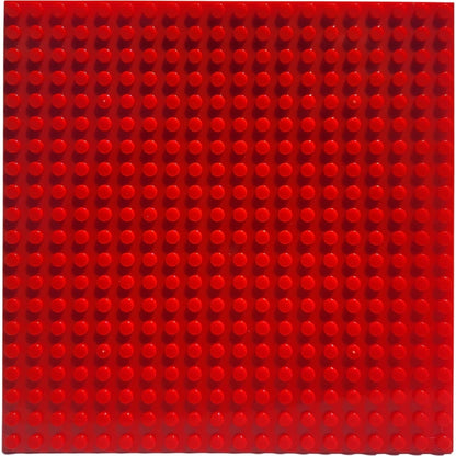 Baseplate - XXSmall 20×20 Stud (16x16cm) Red Generic Base Plate