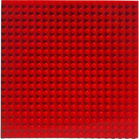 Baseplate - XXSmall 20×20 Stud (16x16cm) Red Generic Base Plate