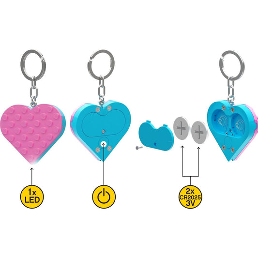 LEGO Heart LED Key Light