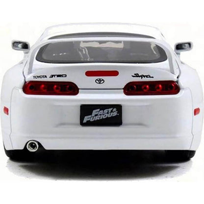 Jada Toys - Fast & Furious - 1995 Toyota Supra White 1/24 Scale Diecast Vehicle