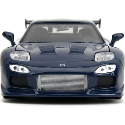 Jada Toys - 1993 Mazda RX-7 V2 with Naruto Shippuden Artwork & Kakashi Hatake Figure 1:24 Scale Diecast Vehicle & Figure Set