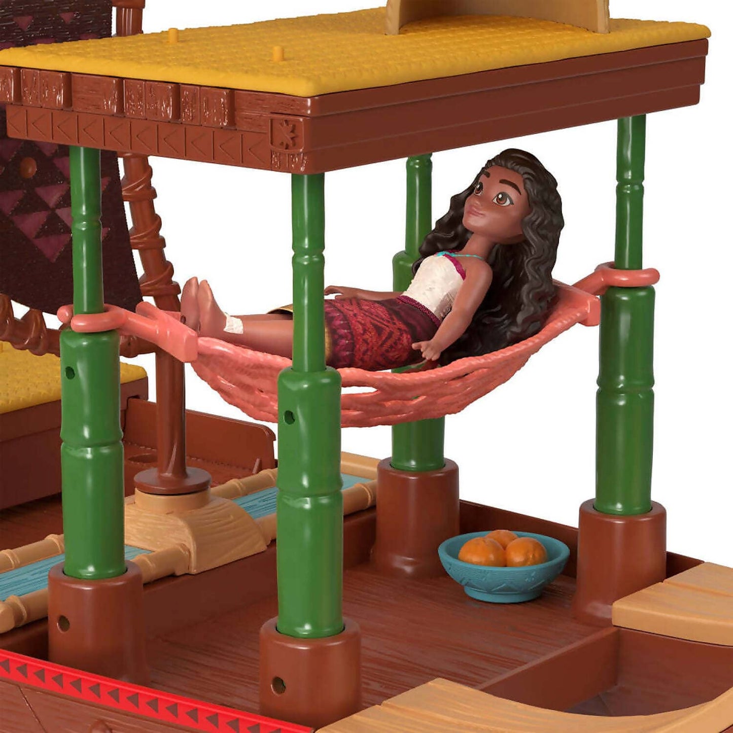 Disney -  Moana 2 - Moana's Adventure Canoe Playset - Mattel