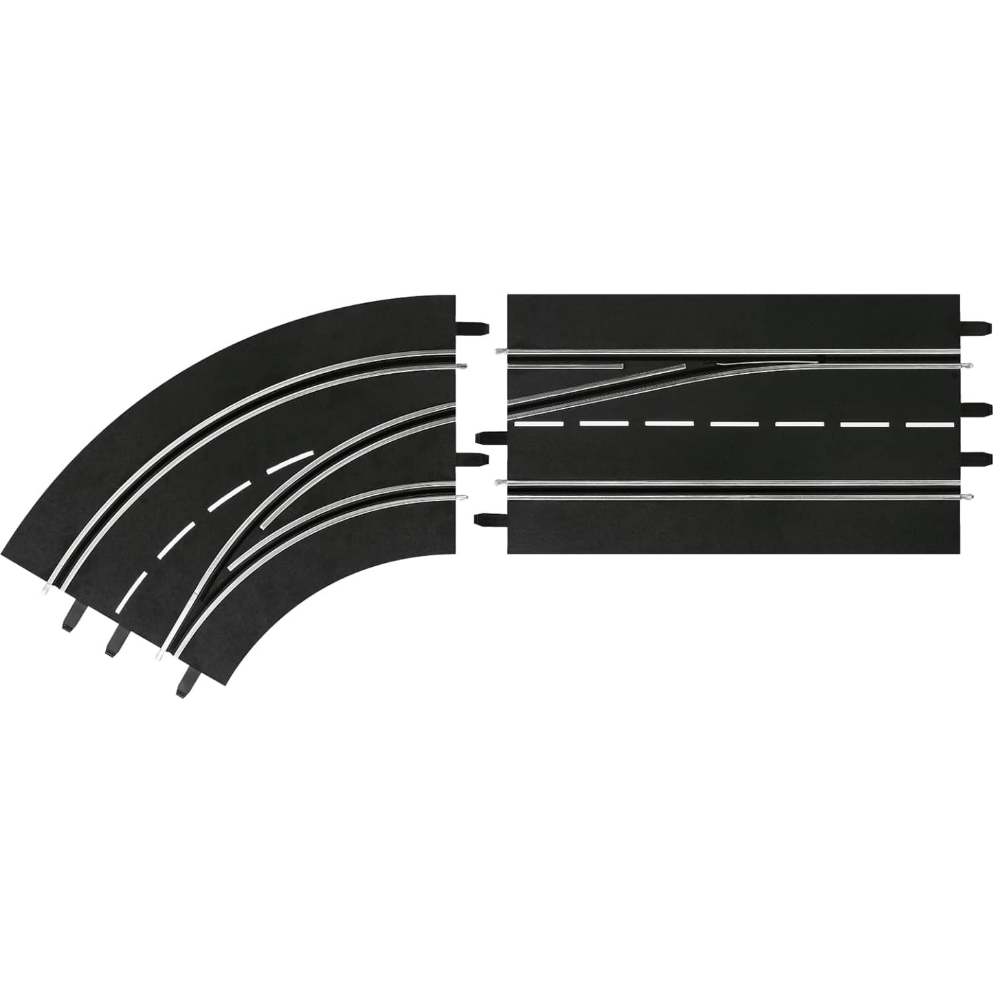 Carrera -  Digital 1:32 Accessories - Lane Change Curve left out to in - Slot Car Track Accessories Also Suits 1:24
