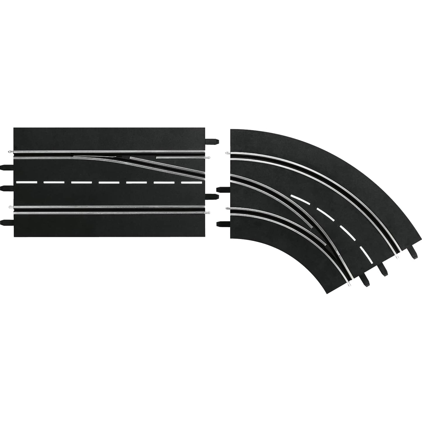 Carrera -  Digital 1:32 Accessories - Lane Change Curve right out to in - Slot Car Track Accessories Also Suits 1:24