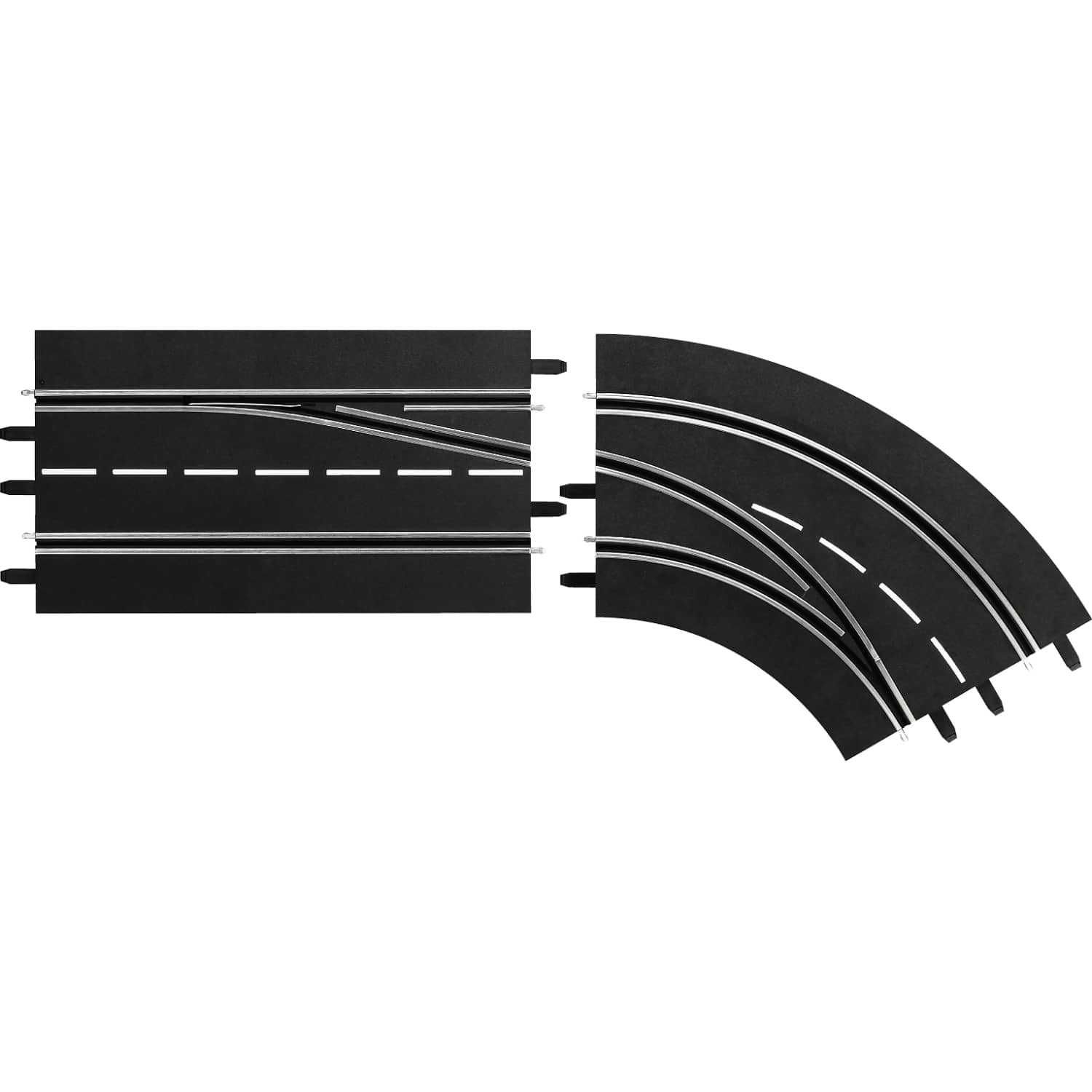 Carrera - Digital 1:32 Accessories - Lane Change Curve right out to in - Slot Car Track Accessories Also Suits 1:24