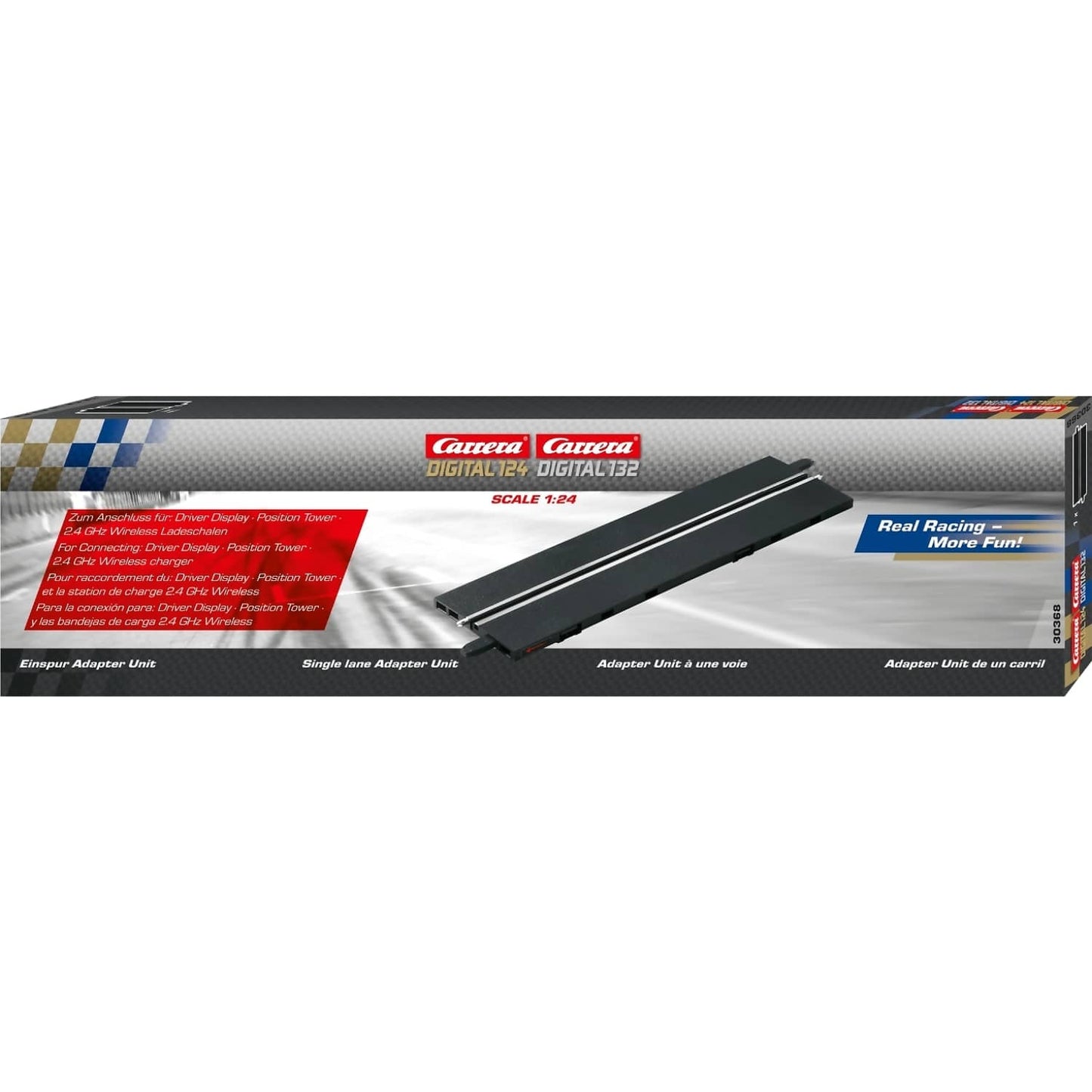 Carrera -  Digital 1:32 Accessories - Single Lane Adapter Unit for adding digital features - Slot Car Track Accessories Also Suits 1:24