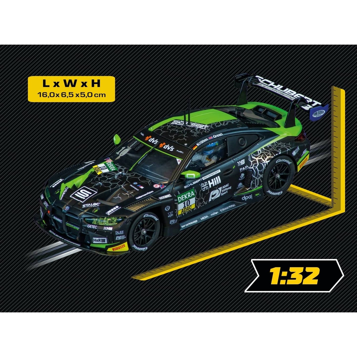 Carrera -  Digital 1:32 - BMW M4 GT3 Schubert Motorsport No.10 - Slot Car Also Suits Scalextric