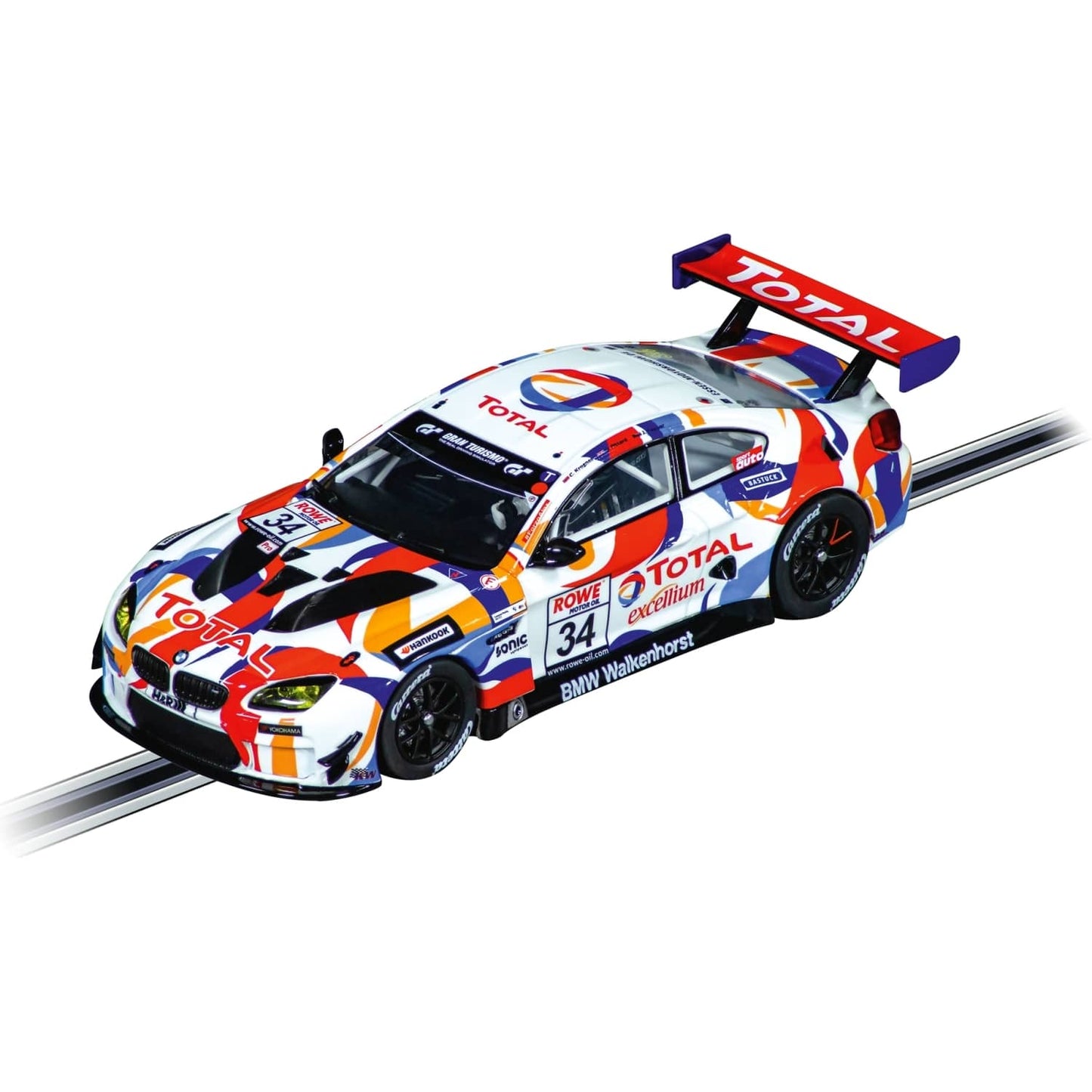 Carrera -  Evolution 1:32 - BMW M6 GT3 Walkenhorst Motorsport No.34 - Slot Car Also Suits Scalextric