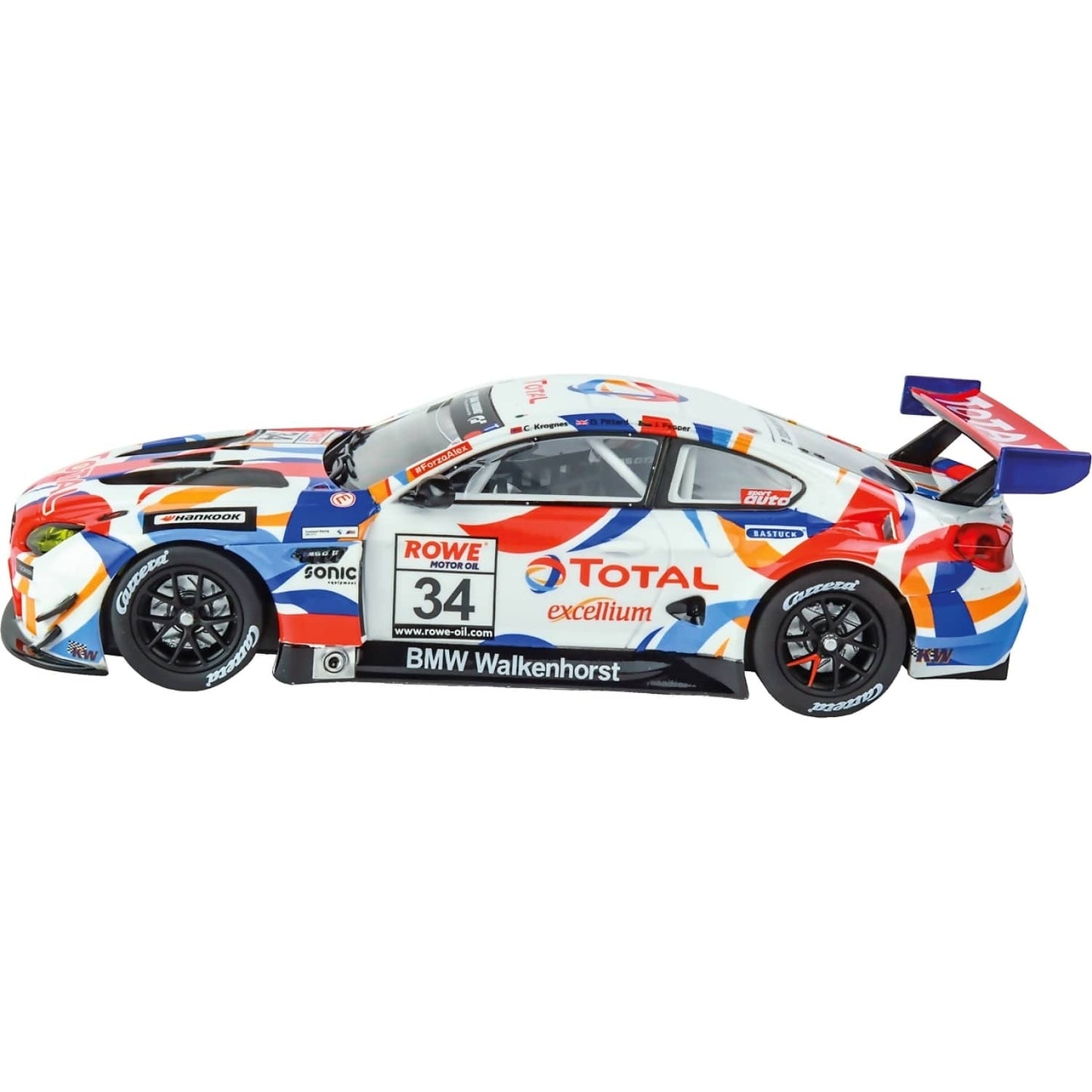Carrera -  Evolution 1:32 - BMW M6 GT3 Walkenhorst Motorsport No.34 - Slot Car Also Suits Scalextric