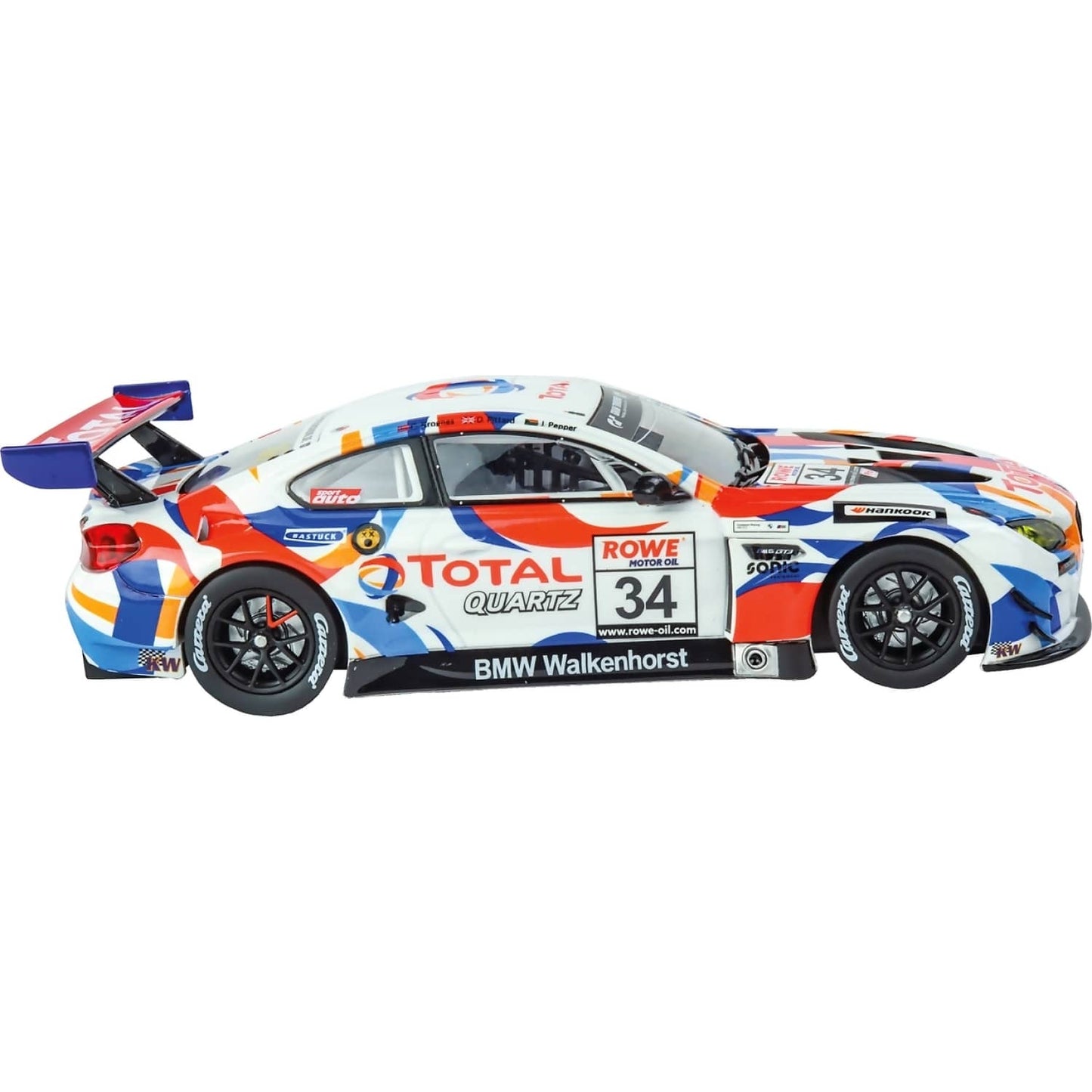 Carrera -  Evolution 1:32 - BMW M6 GT3 Walkenhorst Motorsport No.34 - Slot Car Also Suits Scalextric