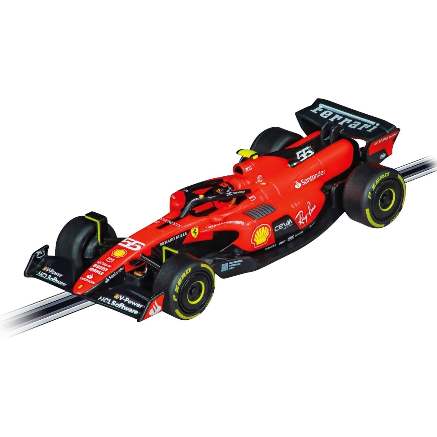 Carrera -  GO 1:43 - F1 Ferrari SF-23 Carlos Sainz No.55 Slot Car