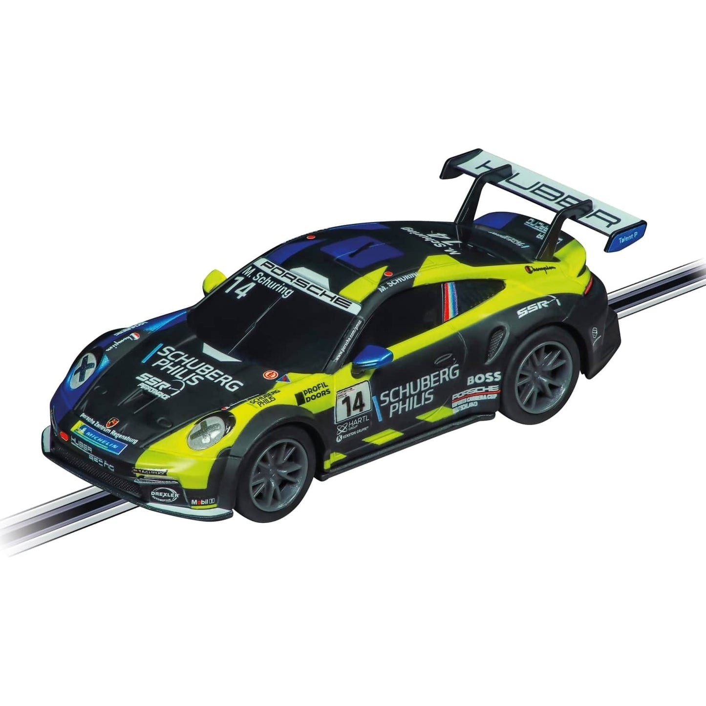 Carrera -  GO 1:43 - Porsche 911 GT3 Cup (992) Huber Racing No.14 - Model No.20064245 - Slot Car