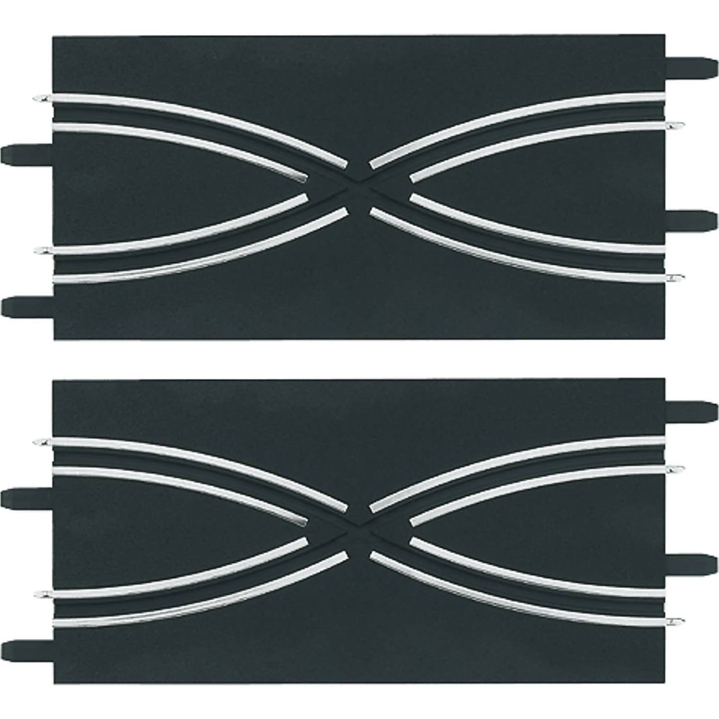 Carrera -  Go 1:43 - Lane Change Section (2) 2 x 161mm pieces - Slot Car Track Accessories
