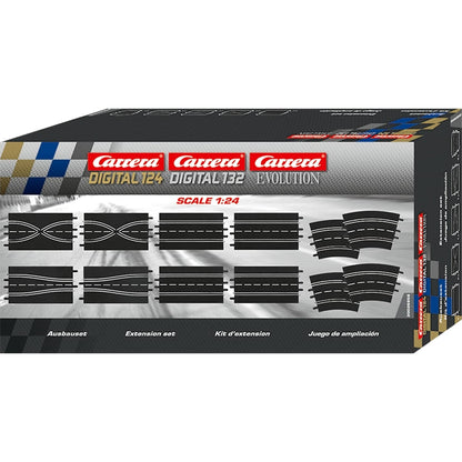Carrera -  Digital 1:32 Accessories - Extension Set 3 With 12 x Track Pieces - Slot Car Track Accessories Also Suits 1:24