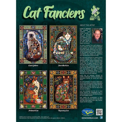Holdson - Cat Fanciers - Cats Galore - Jigsaw Puzzle 1000 Pieces