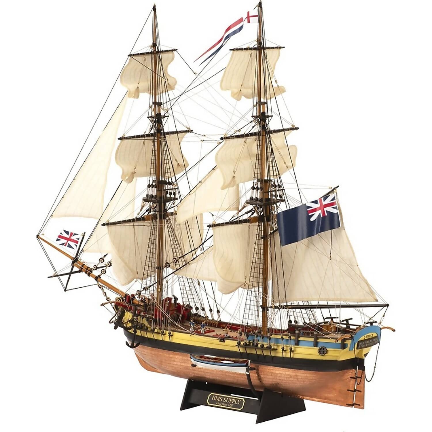 Artesania - Scale 1/50 HMS Supply First Fleet Brigantine Wooden Ship Model Kit (22420)