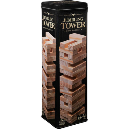 Cardinal -  Classics - 48pc Wooden Tumbling Tower In Tin