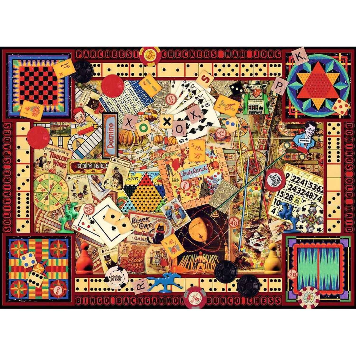 Ravensburger - Vintage Games - Jigsaw Puzzle 1000pc