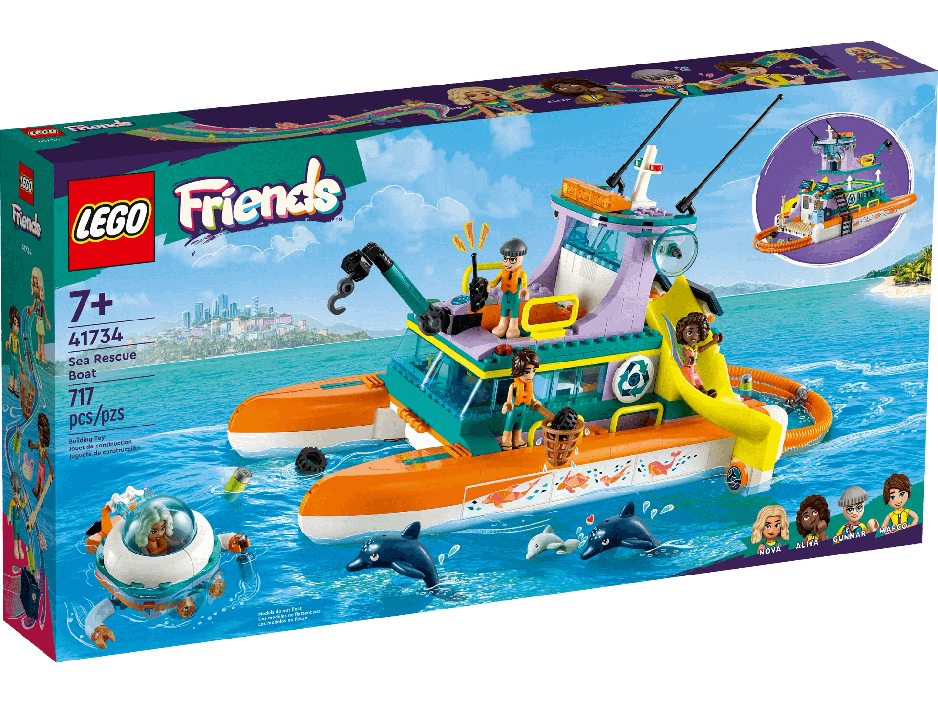 LEGO 41734 Sea Rescue Boat - Friends
