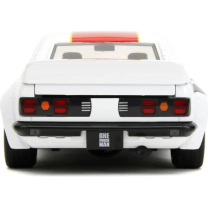 Jada Toys - One Punch Man 1974 Mazda RX-3 with Saitama 1:24 Scale Diecast Vehicle and Figure Set