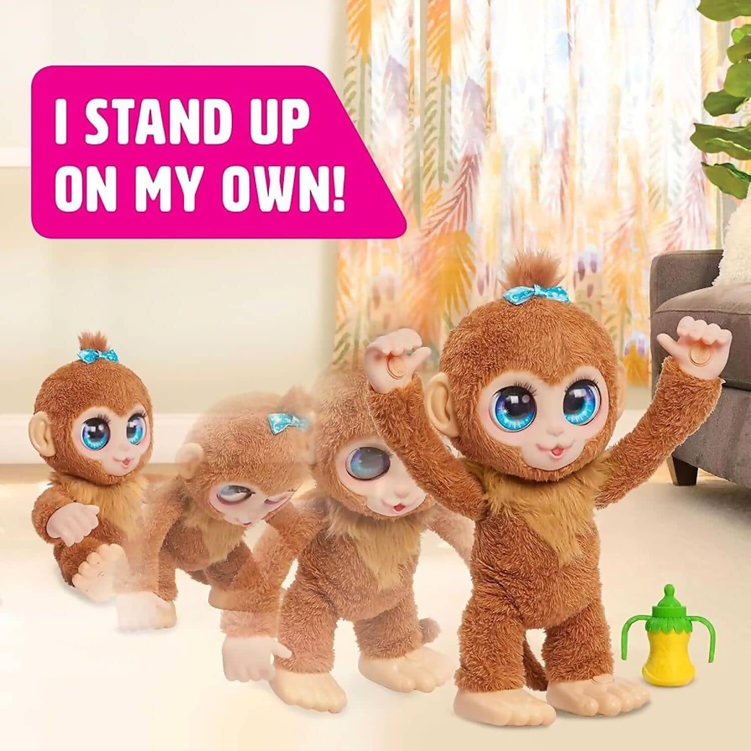 FurReal  - Peanut The Playful Monkey 15-inch Plush