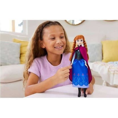 Disney -  Frozen - Anna In Blue Dress Fashion Doll