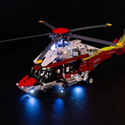 Light My Bricks - LIGHT KIT for LEGO Airbus H175 Rescue Helicopter 42145