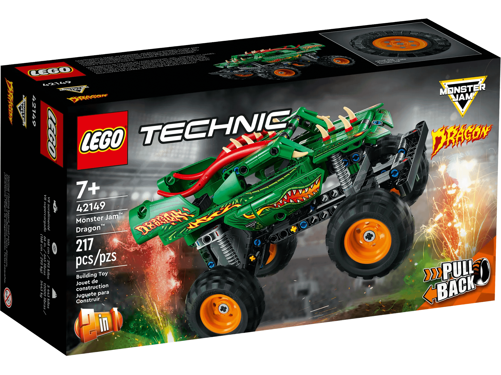 LEGO 42149 Monster Jam Dragon - Technic