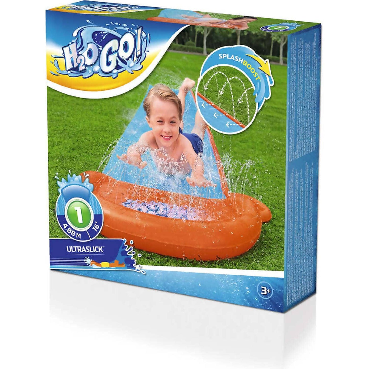 H2ogo - ! - Single Water Slip & Slide 16ft/4.88m