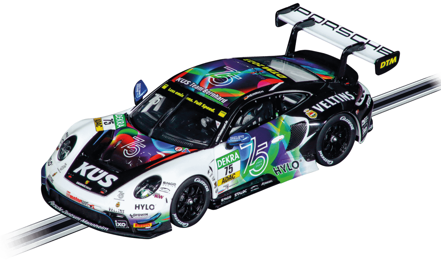 Carrera -  Evolution 1:32 - Porsche 911 GT3 R Team Bernhard No.75 DTM 2023  - Slot Car Also Suits Scalextric