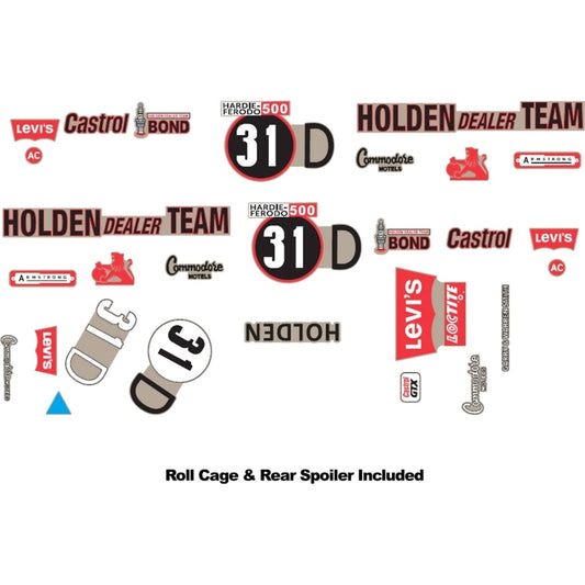DDA Collectibles -  1:24 Scale - #31D LC Holden Torana Bathurst Decal Kit - Diecast Model Accessory