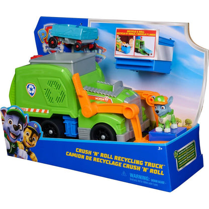 Paw Patrol - Sustainable Crush N Roll Recycling Truck With Rocky - Spin Master