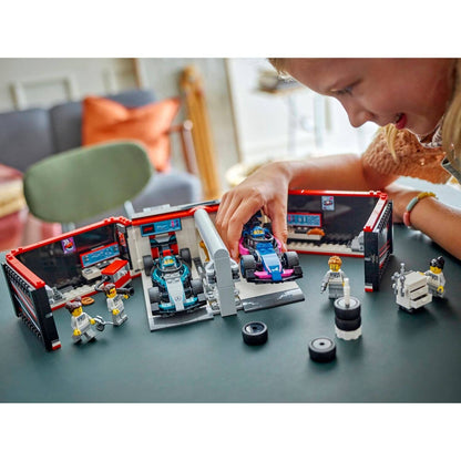 LEGO 60444 F1® Garage & Mercedes-AMG & Alpine Cars - City