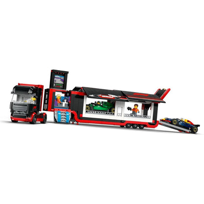 LEGO 60445 F1® Truck with RB20 & AMR24 F1® Cars - City
