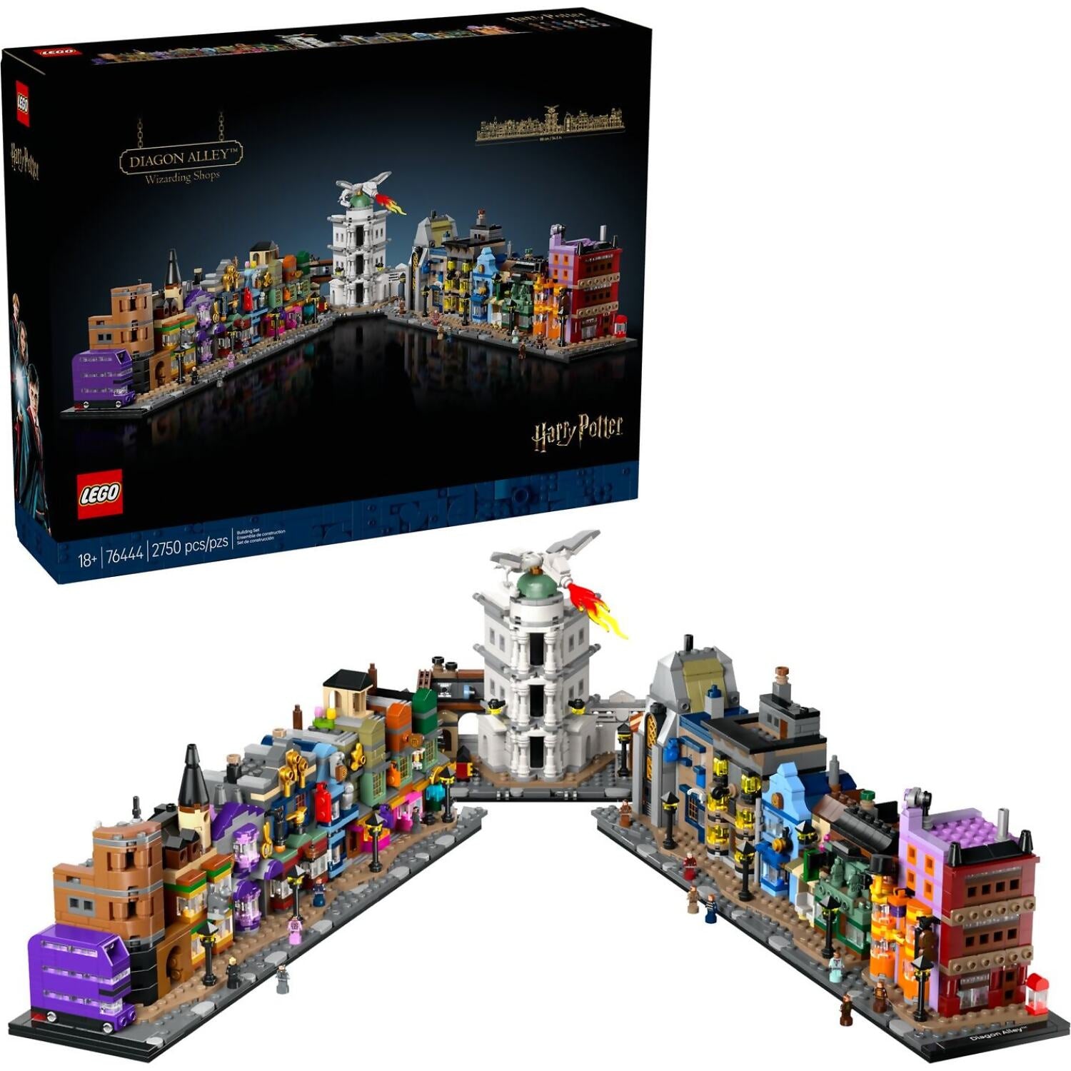 LEGO 76444 Diagon Alley Wizarding Shops - Harry Potter